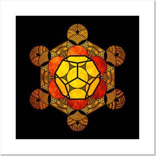 Sacred Geometry - Golden Ether Posters and Art